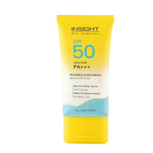 Image of INSIGHT Invisible Gel Sunscreen SPF 50 | PA+++ Broad Spectrum | No White Cast, Oil-Free, Non-Comedogenic, Water & Humidity Resistant | Lightweight & Hydrating Sun Protection for All Skin Types