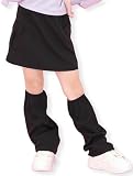 [Bee] ビー スカート レッグウォーマー セット ガールズ 女の子 キッズ カーゴスカート 無地 春 夏 秋 bbb01776 150cm ブラック
