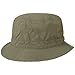 Produktbild Lipodo Fischerhut Damen/Herren - Anglerhut wasserabweisend und Packable - Leichter Schlappht - Bucket Hat in den Größen S-L - Outdoorhut Frühjahr/Sommer Oliv S (55-56 cm)