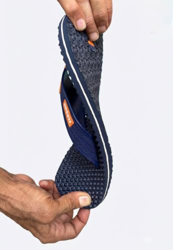 Image of SGLAQPM Men's Flip Flops | Comfortable Casual Slippers for Men | Bathroom Slipper /Chappal for all, easy to put in /out, Long Life Slippers