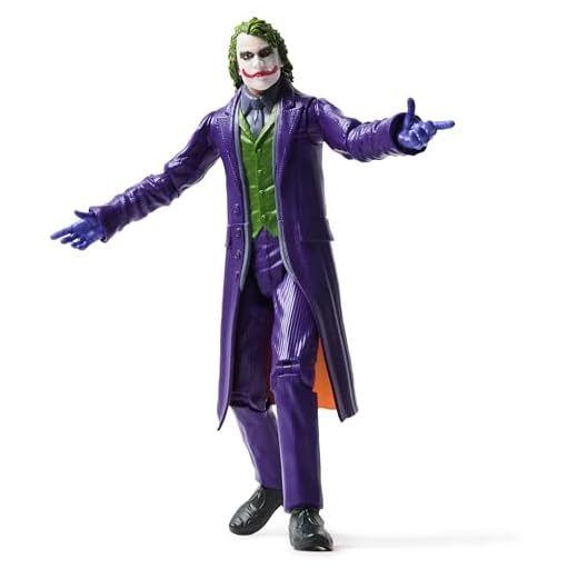Batman - DC Comics - Figura Joker El Caballero Oscuro, Coleccionable 85º Aniversario, Figura de Acción de 30 cm - 6071116 - Juguete Niños 3 Años + - Regalo Niño 3 Años +