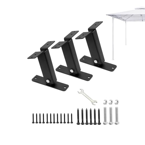 Kit de support de montage de toit pour tonnelle pour éviter les poteaux encombrants