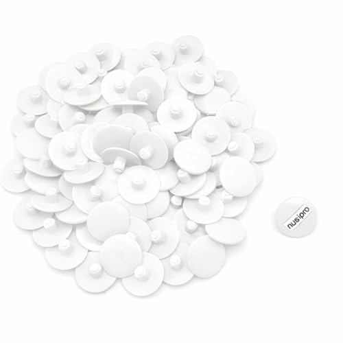 Nuisipro Bouchons pour injecteurs bois Ø 9,5 mm – Lot de 100 – Protection et finition – Couleur blanc
