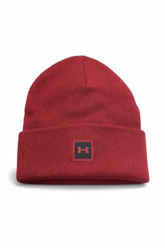 Bonnet Under Armour mi-temps bordeaux stylé pour la ville