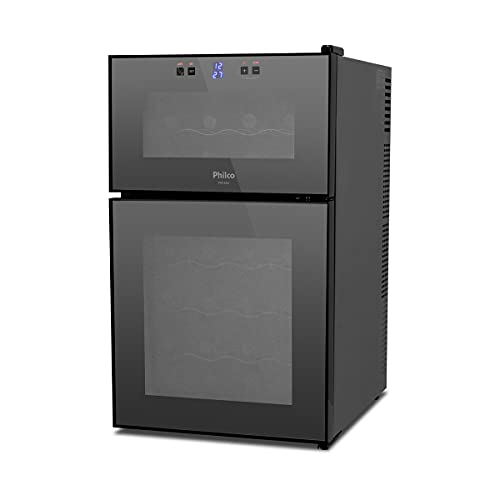 Adega Philco Titanium Duo Pad24 Duplo Compartimento 69 Litros 220v