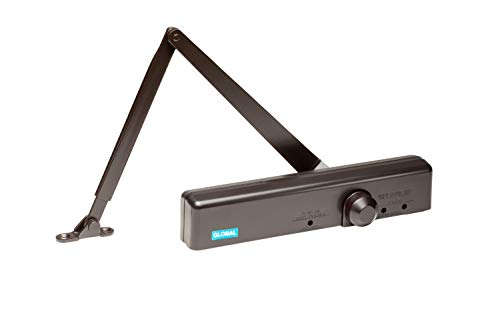 Global Door Controls Slimline Heavy Duty Commercial Door Closer In Duronotic - Sizes 1-6 #TOP3