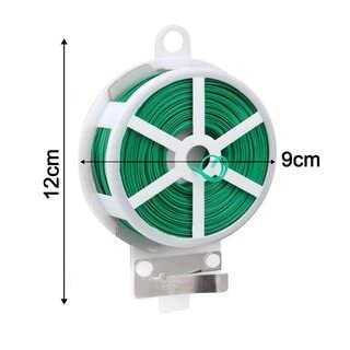 EXALT® Premium Plant Twist Tie - 50 Meters, 0.45mm Diameter - Ideal for Gardening, Plant Support, and Organization
