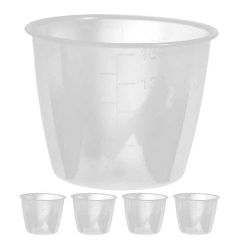 SHINEOFI Taza Medidora para Olla Arrocera 160 Ml Transparente Plástico 5 Piezas Medidor Cocina Utensilios Medición Arroz y Líquidos para Uso en Cocina Doméstica y Preparación Reutilizable