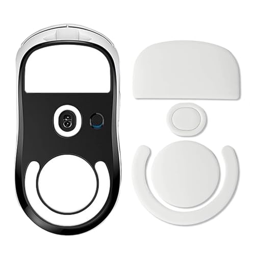 NUCNOK Glides para Logitech G Pro X Superlight, Pies de Ratón,Patas de Ratón de Repuesto,Deslizadores de Ratón,Duradero y Ajuste,Bordes Redondeados,Ultraliso,Accesorios Ratón Gaming