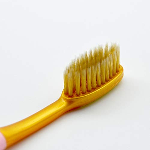 DJASM-Toothbrush-Oral-Care-Health-Teeth-Deep-Cleaning-Eco-Medium-Gold-Silk-Soft-Bristle-Teeth-Brushes