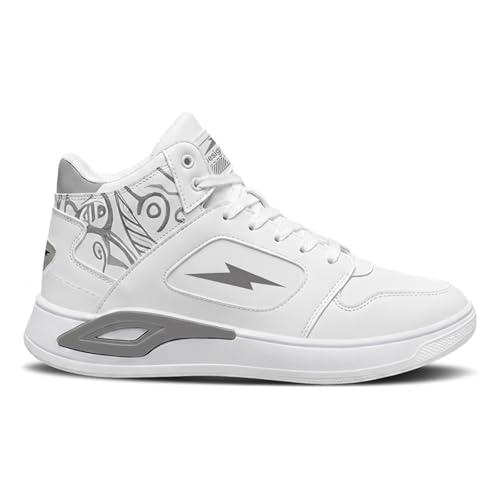 Image of BRUTON Thunder Strike-219 Men's Casual Sneakers | Stylish Lightweight Lace-Up Shoes for Men | Comfortable Walking Shoes | Trendy Fashion Footwear