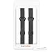 kwmobile Watch Bands Compatible with Misfit Ray - Straps Set of 2 Replacement Silicone Band - Black