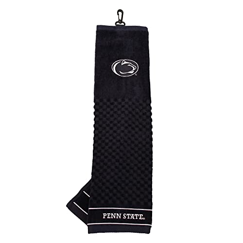 Image of Team Golf NCAA Penn State Nittany Lions Embroidered Golf Towel Embroidered Golf-Towel, Checkered Scrubber Design, Embroidered-Logo (Pack of 6)