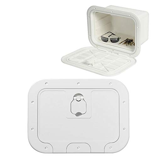 Caisson blanc avec porte encastrable pour organiser le cockpit
