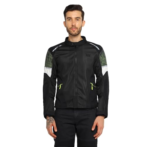 Image of Royal Enfield STREETWIND ECO 3 RIDING JACKET (Size: L) - JRA250004-GREEN