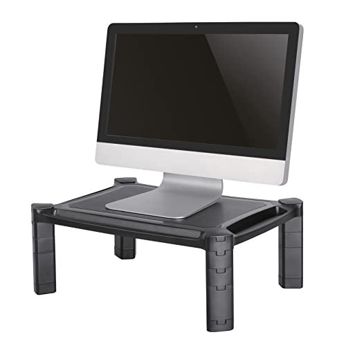 Newstar Supporto Scrivania Per Monitor, Base Ergonomica Con Inclinazione 180° E Rotazione 360°, Ideale Per Ufficio E Casa, Regolabile, 948027