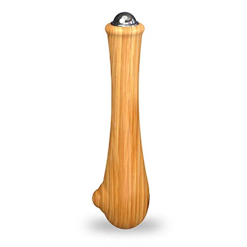 rykr roll Pestle with KNOB Handheld Massage Roller - Use to Massage Muscle Aches and Pain, Trigger Point Knots and Help Reduce Stress, Cool Rolling Ball Feels Good on All Body Muscles