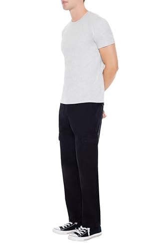 Forever 21 Men's Mid-Rise Straight Cargo Pants3