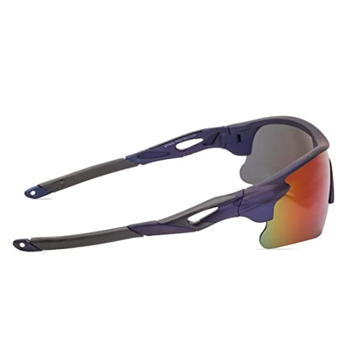Image of Sports Men Sunglasses Road Bicycle Glasses Mercury Goggle Mountain Cycling Riding Protection Goggles Eyewear Bike (Blue Mecury)