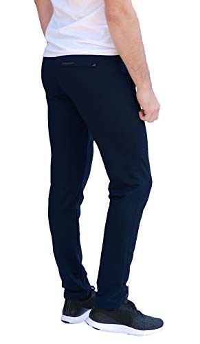 image for SCR SPORTSWEAR Men's Sweatpants with Pockets Tapered Slim Athletic Jog