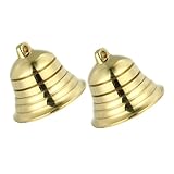 Cloche en cuivre rétro : les cloches vintage peuvent également être utilisées comme cloche à pendentif, clochette, cloche à esprit cloche de bricolage.