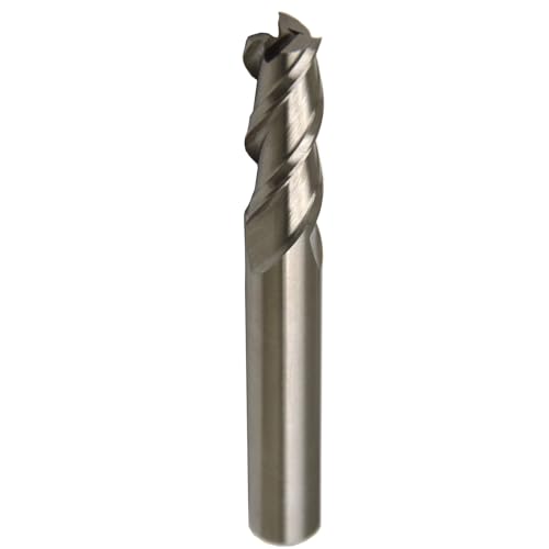 Image of 25mm 3Flutes HSS M2 Square Nose End Mill Flat Cutter CNC Slotting Cutting Profiling Router Bit for Steels Aluminum Copper Brass Bronze Cast Iron