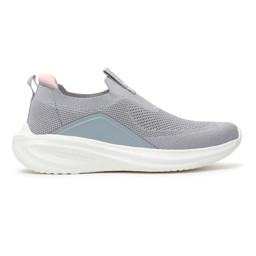 Image of YOHO Knitted Slip-Ons for Women |Lightweight, Stylish, Breathable Casual Loafer Shoes |Extra Soft Insole & Shock Absorbing for Walking Without Lace Ladies SOS-112
