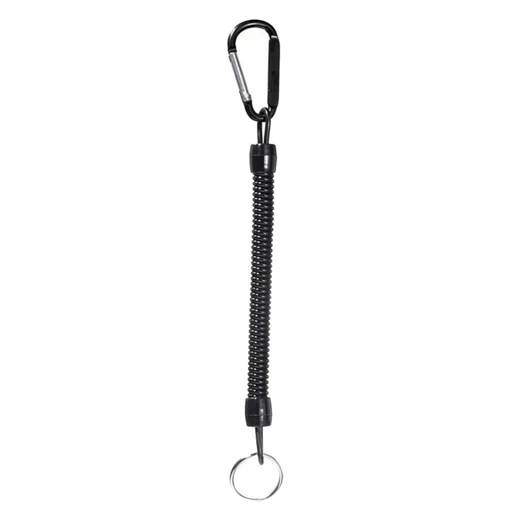 LOOM TREE® 4xRetractable Fishing Lanyards Coil Boat Kayak Lip Grips Tackle 39-47'' Black | Fishing | Fishing Equipment | Other Fishing Equipment-image-48