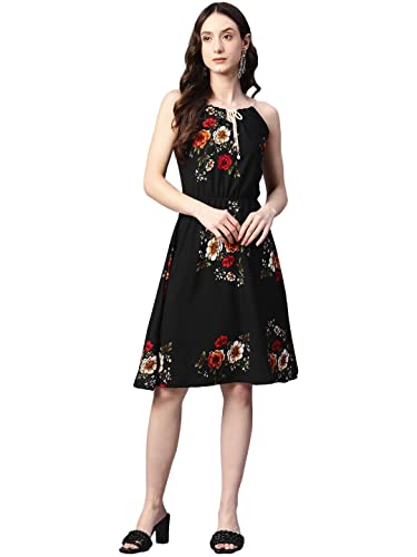 Image of arriva fab Women's Knitted Polyster Printed Dress