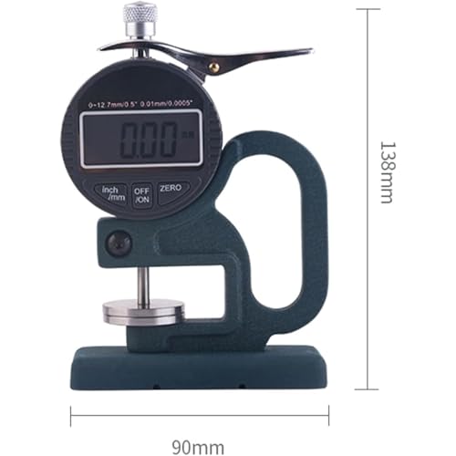 Calibrador digital para grosor con pantalla, rango 0-12.7 mm miniatura 5
