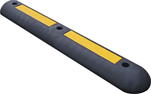 Temka 12260 UN Leitschwelle Gummi, Schwarz/gelb