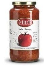 Mids Homestyle Italian Sausage Pasta Sauce, 32 Ounce - 12 per case.