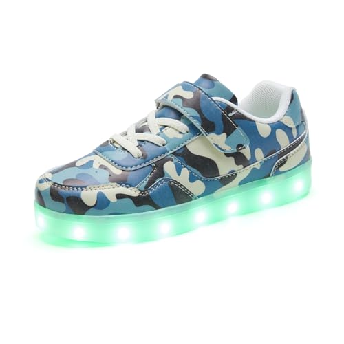 Kids Light Up Shoes with USB Charging Flashing LED Sneakers Luminous Dancing Shoe for Boys and Girls Child Unisex