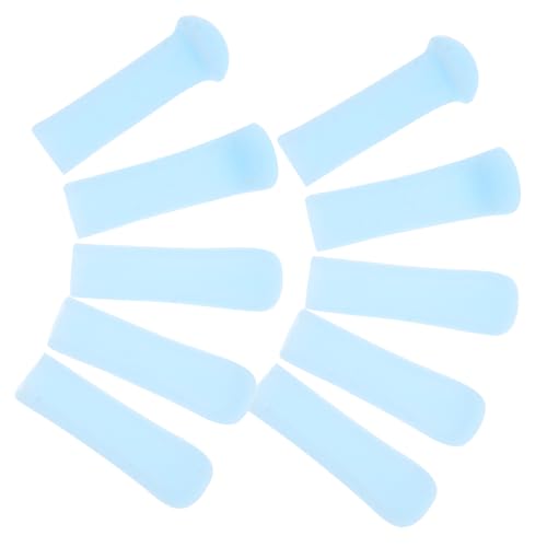 WRITWAA 10pcs Ear Scoop Cover Product Scoops Cleaning Accessory Wax Removal Tool Ear Wax Replacement Ears Tips Ear Spoon Remove Earwax Ear Cleaners Ear Cleaner Tool Blue