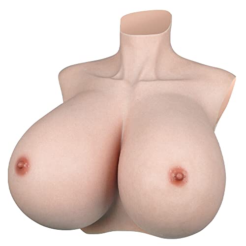 YRZGSAWJ Crossdresser breasts Huge Z Cup S Cup Silicone Breastplate Breast Forms Boobs for Crossdresser Drag Queen4