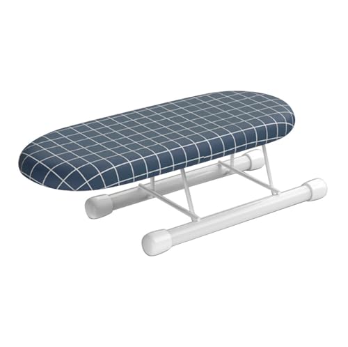 Mini Tabletop Ironing Boards, Folding Table Top Ironing Board with Cotton Cover Portable Space Saving Ironing Board Sleeve Cuffs Collars Ironing Table for Sewing Craft Room Household Dorm