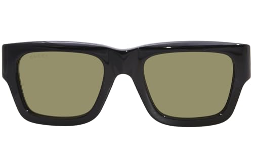 Gucci GG1668S 003 Sunglasses Men's Black/Red/Green Rectangle Shape 52mm2