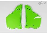 UFO PLAST Seitenteile grün Kawasaki KX 125 1990-1991
