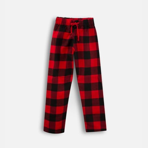 Image of Nap Chief Kids Cotton Full Sleeves Printed T-Shirt & Checkered Pyjama Set for Sleepwear, Night Suit for Boys & Girls