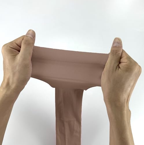 Image of Women's Opaque Stretchy Nylon Over Knee Thigh High Stockings Costume Socks