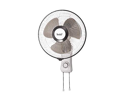 Image of Indo Candy Wall Fan 16 Inch (Black & Silver) (16 Inch)