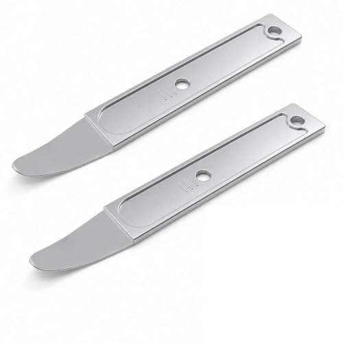 Image of SDSNTE 4140 Steel Pry Bar Automotive Panel Removal Tool, 2 Packs | For Auto Trim, Interior & Exterior Parts, Door Panel & Window Screen Removal, Versatile Tool