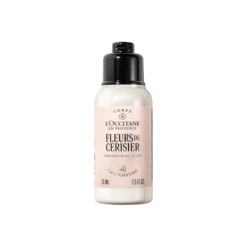 Image of L'Occitane Cherry Blossom Shimmering Lotion : Fruity and Floral Scent | Moisturizing | Softening | Enhance Glow | Vegan