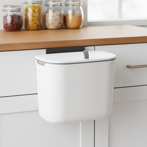 YBEATY 1.9�K���� �J�E���^�[�V���N���S�~�� �ȃX�y�[�X �L�b�`���R���|�X�g�r�� �W�t�� �ǎ��t���v���X�`�b�N�S�~�� �L���r�l�b�g�h�A �H��I �o�X���[�� �I�t�B�X �z�[�� RV�p (�z���C�g)