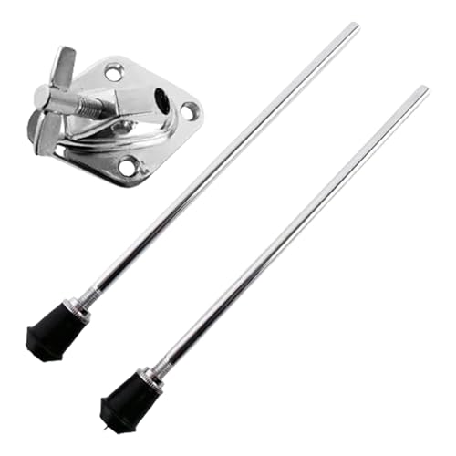 Pieds de grosse caisse métalliques - Fixation antidérapante pour instrument percussion