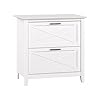 Bush furniture key west lateral file cabinet modern farmhouse 2 drawer file cabinet for home office  urban country home decor