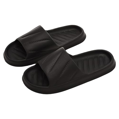 Pillow Slippers for Women and Men Cloud Slipper Non Slip Thick Sole Shower Slides Shoes Bathroom Sandals Easy to Clean2