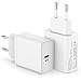 Produktbild iPhone Schnellladegerät 20W 2Pack,USB C Ladegerät USB C Netzteil Adapter for Apple iPhone 14/14 Pro/14 Pro Max/14 Plus/13/12/11/SE/XS/XR/X/iPad,iPhone Ladegerät USB C Stecker USBC Charger Ladestecker