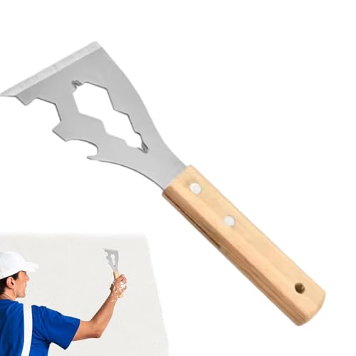 Clé hexagonale pour le sol mural, outil de nettoyage de grattoir – Adhésif portable – Grattoir mural | Ouvre-bouteille multifonction pour les amis de la famille et les collègues