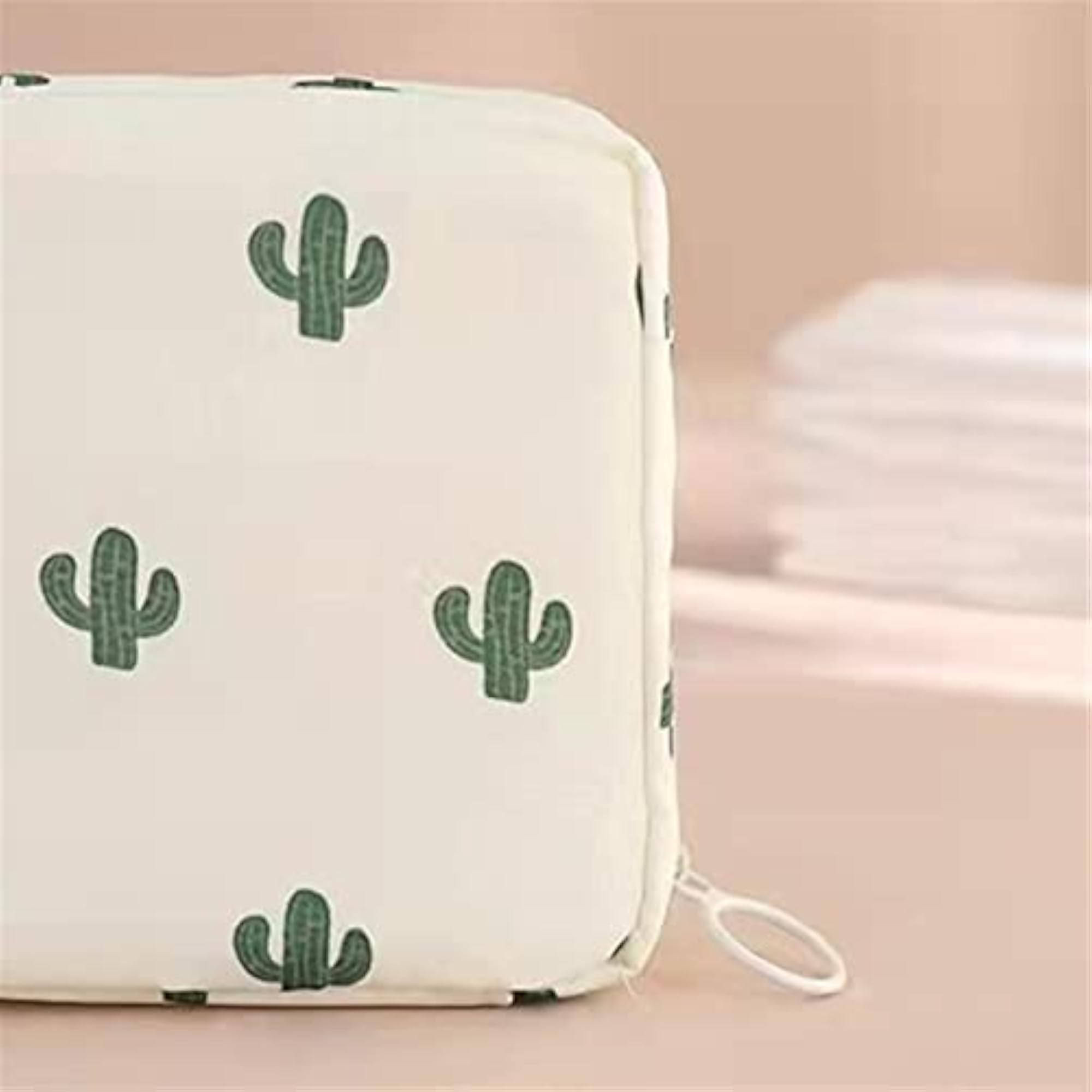 Portable Cotton Pad Pouch for Women, Cosmetic Bag